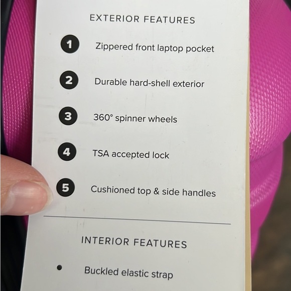 Calpak Front Pocket Carry On Luggage - Voyagr Collection - BRAND NEW - Picture 10 of 10